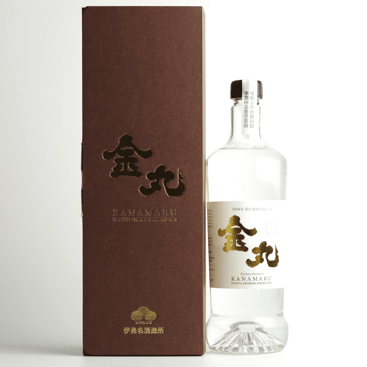 「珠玉の逸品」より限定販売などの泡盛紹介　伊是名酒造　金丸(令和2年沖縄国税事務所長受賞酒)43度