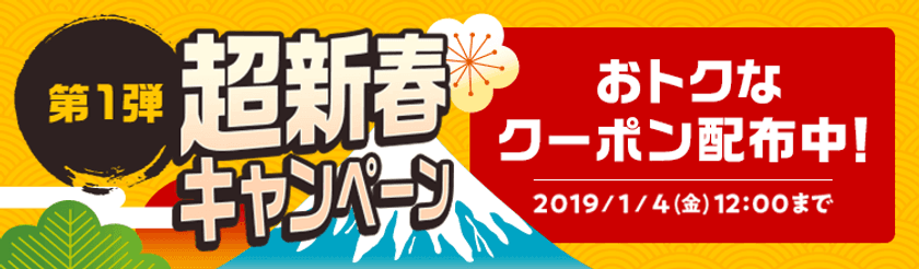 年始のセールに先駆け
「第1弾 超新春キャンペーン～年末フライングセール～」開催！
