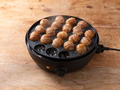 たこ焼きプレートで肉巻きおにぎり