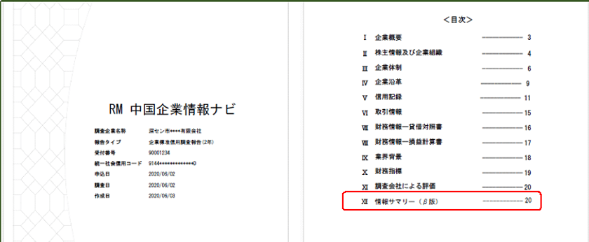 中国企業信用調査レポート「RM中国企業情報ナビ」が充実、
ChatGPTの技術を利用した“情報サマリー”コメントを追加　
～リスモングループだから提供できる高品質なレポート～