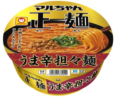 マルちゃん正麺　カップ　うま辛担々麺