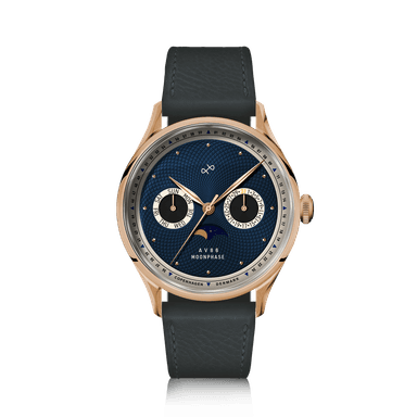 1968 Moonphase&#44; Rose gold / Dark Blue