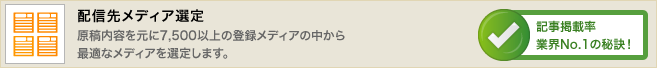 配信先メディア選定