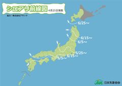 日本気象協会とアサンテ、「シロアリ前線」を共同開発