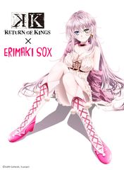 アニメ「K RETURN OF KINGS」×「ERIMAKI SOX」コラボソックスを4月28日から先行予約受付開始！