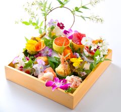 花のまち東三河を表現した「花束どんぶり膳」　海鮮レストラン「刺身・海鮮炭焼・寿司 北海道」が母の日5月8日(日)より1週間限定で販売！