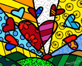 ブラジル代表のポップアーティスト　ロメロ・ブリット　鮮やかな色使いが特徴的な作品約100点が来日！西武渋谷店 5月31日(火)～、池袋本店 6月22日(水)～