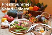 夏に食べたい！夏野菜たっぷりの『サラダガレット』　グルテンフリーでヘルシーなのに食べ応え抜群のラインナップ3品　6/22(水)より期間限定で販売開始！