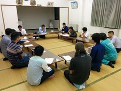 実行委員会 毎晩の会議風景