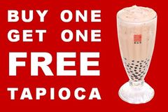 Buy 1 Get 1 Freeタピオカキャンペーン