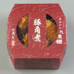 『九重櫻 豚角煮』パッケージ