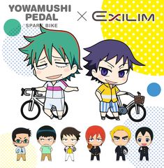 弱虫ペダル SPARE BIKE×CASIO EXILIM　キャラと撮影できるデジカメ登場！9月1日 受注受付開始