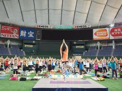 Jexer×FIT「モーニングヨガ in 東京ドーム」開催報告