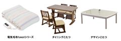 ― 2016年 YAMAZENオリジナル暖房商品 ―　新感覚“ずっと触れていたいfuwari感”のある電気毛布やインテリアにも馴染みやすいこたつ2種を発売！