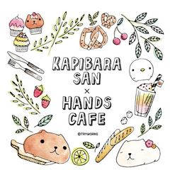 カピバラさんが「HANDS CAFE」と期間限定コラボ！原宿/梅田/福岡の3店舗で11月1日より特設カフェが展開