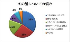 冬の髪についての悩み