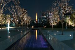 美しい品川シーズンテラスの夜景