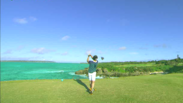 『宮古島　癒しの楽園～暮らすように過ごす～』絶景でのゴルフ