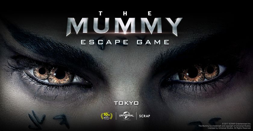 リアル脱出ゲームがハリウッド超大作と待望のコラボ！
東京・ロサンゼルスで開催の今夏最注目イベント
『THE MUMMY ESCAPE GAME』