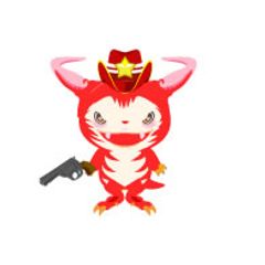 アイテムを装着したミクモン２