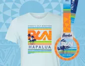 ハーフマラソン・ハパルア参加記念Tシャツ・完走メダル