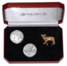キャットコイン発行25周年記念　銀貨2種セット