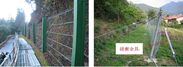 左(写真3)ストーンガード／右(写真4)エネルギー吸収柵