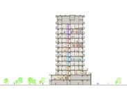 新築タワー型シェア型賃貸住宅「シェアプレイス駒沢」全体イメージ