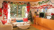キレイなお部屋にキレイな飾り付けをして楽しいクリスマスモードに