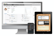 「Zoho CRM」画面(デスクトップ／iPad／iPhone)