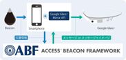 図1 Google Glass(TM)との連携のイメージ図