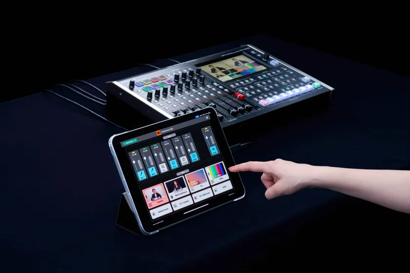 『VenuSet』とAVミキサー「VR-120HD」の連携イメージ(2)