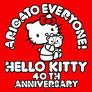 HELLO KITTY 40th ANNIVERSARY ((C)1976,2014 SANRIO CO.,LTD.TOKYO.JAPAN)