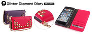 GAZE iPhone5／5s Glitter Diamond Diary