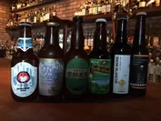 国産クラフトビール7種類が勢ぞろい