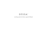 SESSA. ロゴ ホワイト