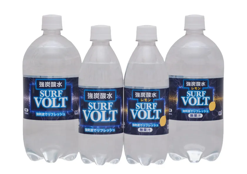 SURF VOLT強炭酸水　新発売！