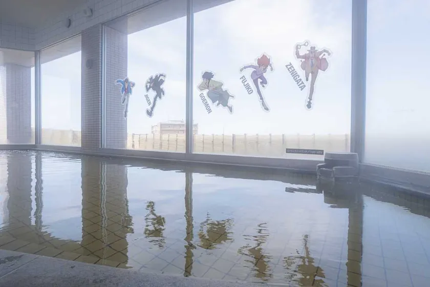 浴室ガラス面装飾2