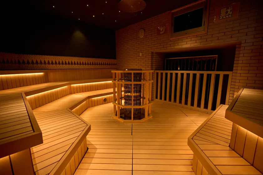 こだわりのサウナ室