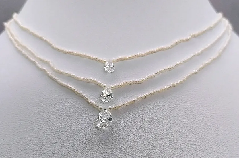 0.3ct, 0.50ctと1.00ctsを並べてみました。