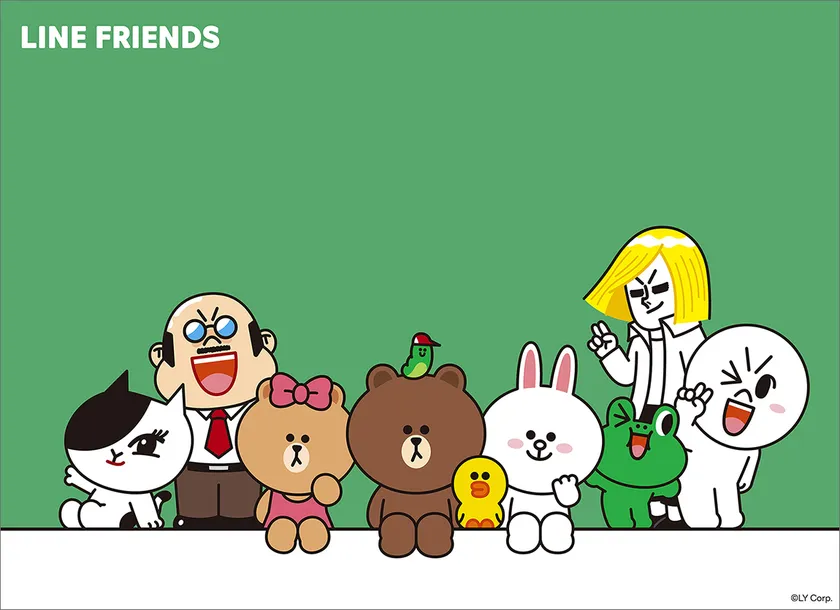 LINE FRIENDS ART展　KV