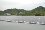 兵庫・加西市逆池水上メガソーラー発電所
