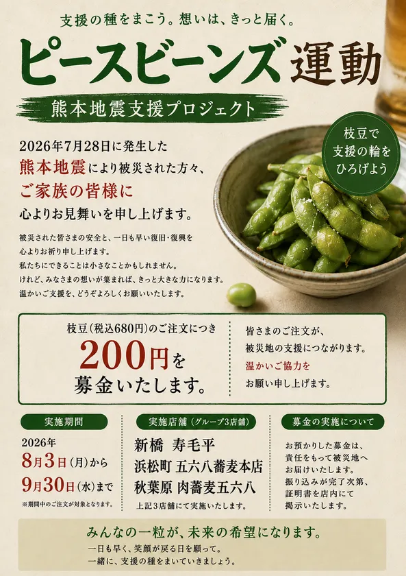 店内の告知POP