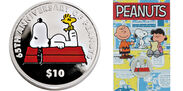 スヌーピーとウッドストックが銀貨になって登場　「ピーナッツ」生誕65周年のアニバーサリーイヤーをお祝い　～11月20日(金)に販売開始～