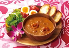 ハワイ好きが作ったハワイを感じるカレー　ガーリックシュリンプカレー＆南国フルーツのビーフカレー2種類を2月22日新発売