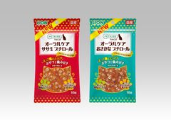 噛むだけで歯垢を落とす猫のためのおやつ『PETKISS FOR CAT(ペットキッス フォア キャット) オーラルケア』シリーズにプチロールタイプ追加新発売