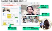 「VLJ オンライン日本語会話」授業イメージ