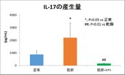 グラフ2：IL-17の産生量