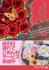 まだ間に合う！母の日遅れてごめんねサービス開催中～母の日にお花を届けたかったすべての方へ～