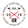 2018 ISAワールドサーフィンゲームス実行委員会のロゴ